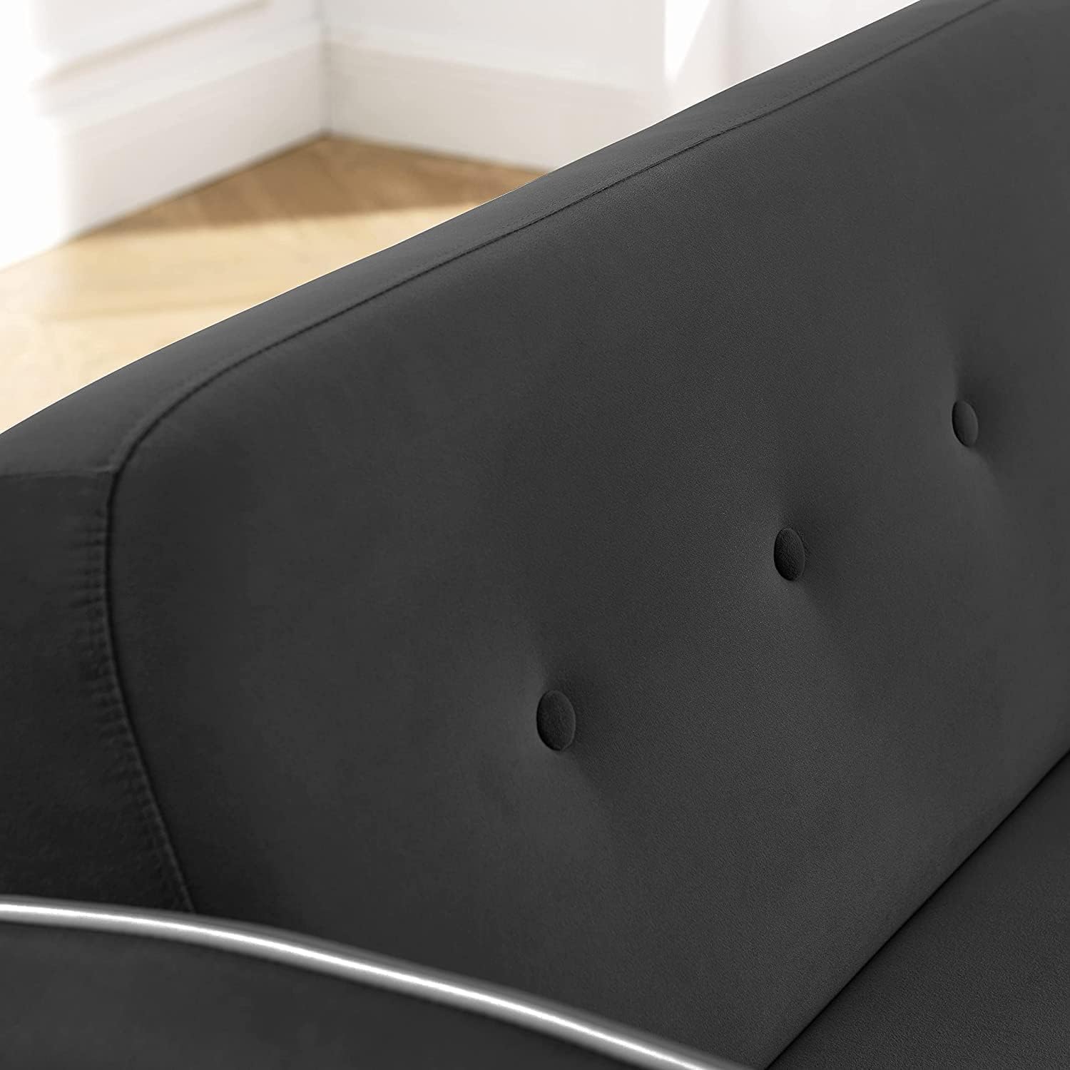 Sofá biplaza convertible 3 en 1 con cama extraíble y respaldo ajustable, sillón reclinable plegable multifuncional, sillón reclinable y tapizado,