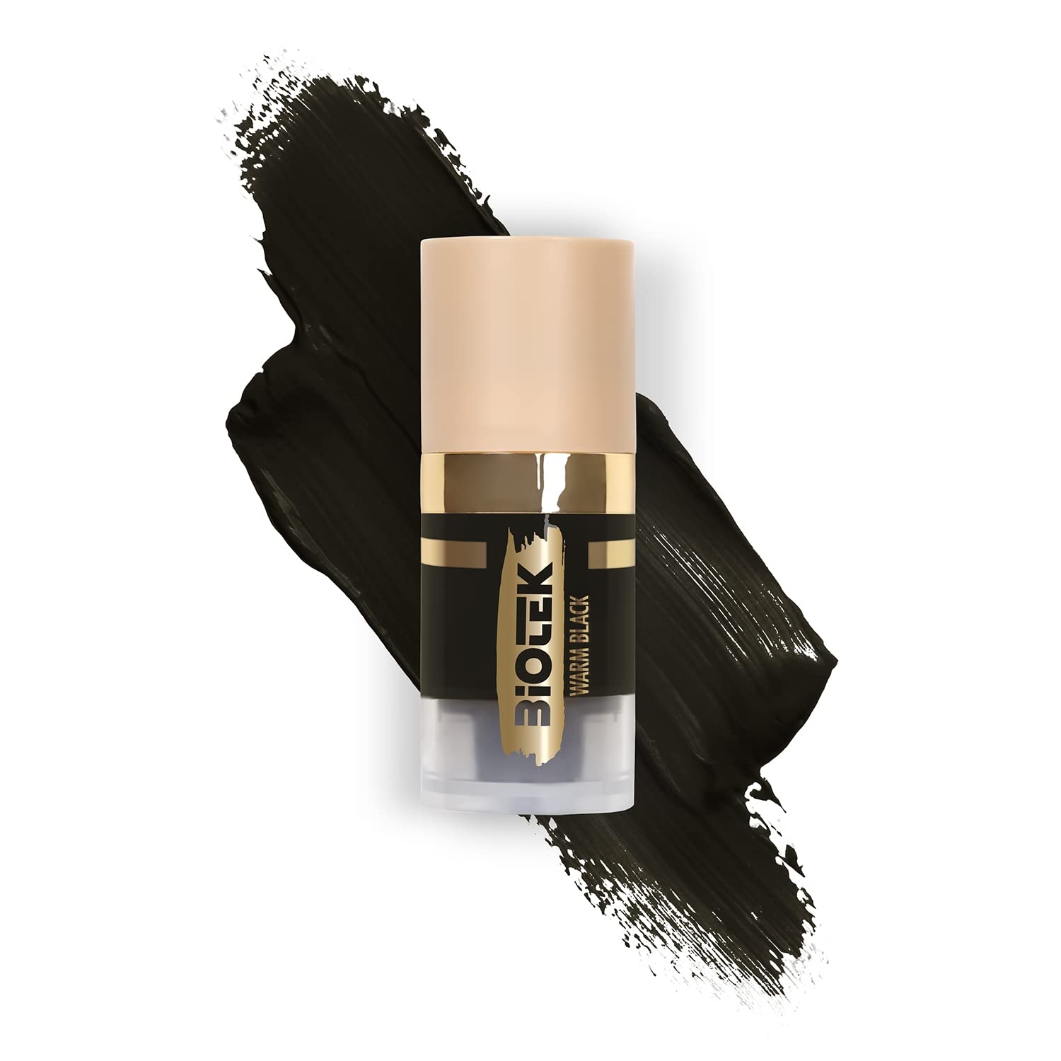 Biotek Pigmento para ojos para maquillaje permanente, color negro cálido para ojos y Eyliner, fabricado en Italia, más que nunca, negro cálido, 0,24