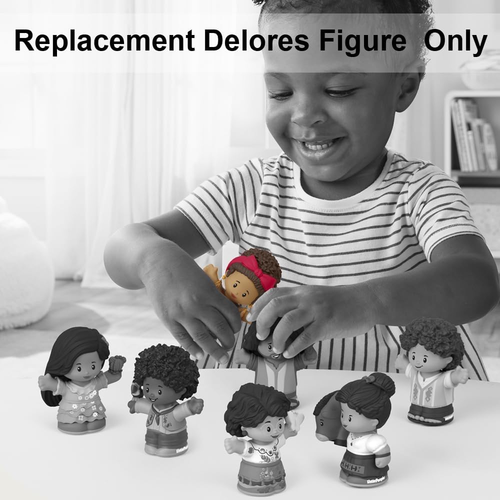 Pieza de repuesto para Little People Encanto Playset – HMX75  Mirabel’s Primo Delores Holding a Plate of Cakes