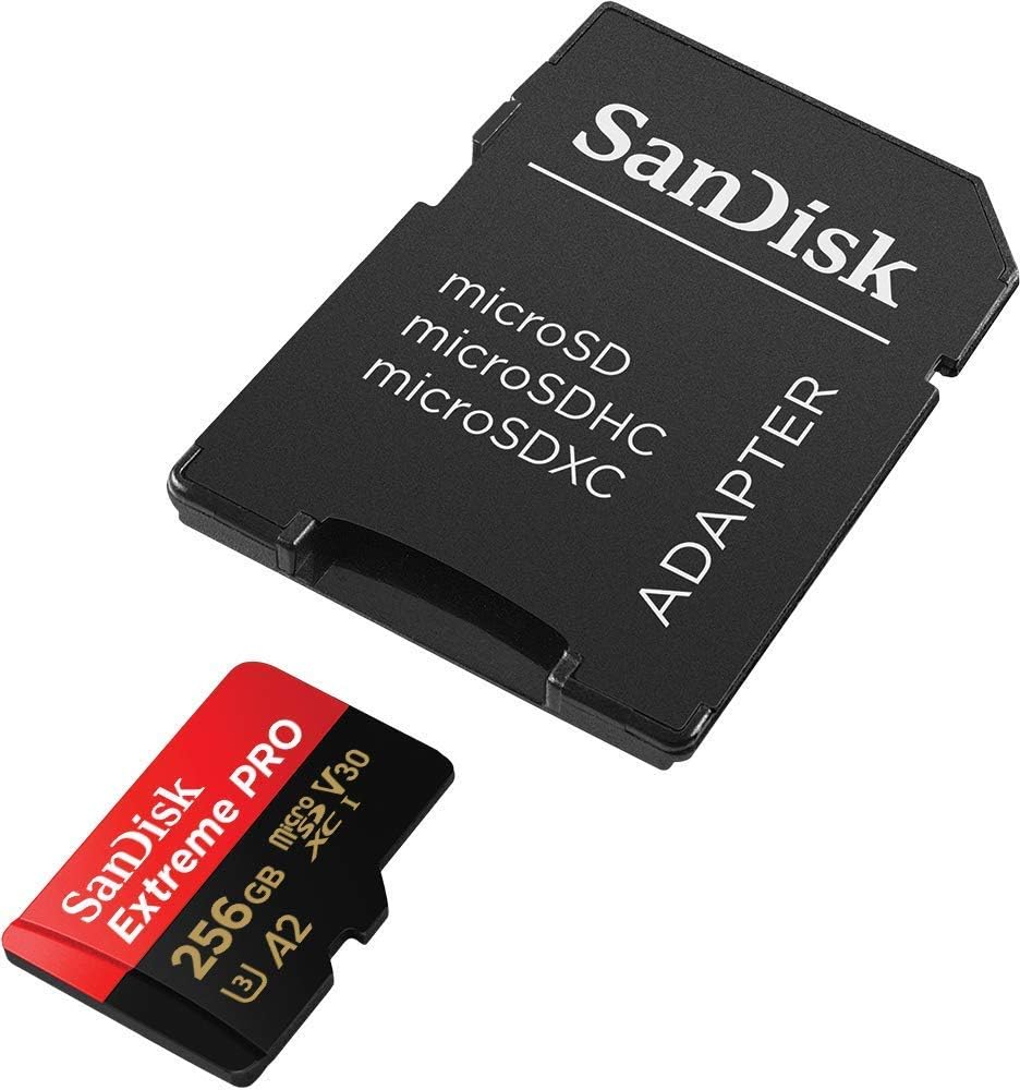 SanDisk Tarjeta Micro SD Extreme Pro Class 10 de 256 GB para teléfono Samsung funciona con Galaxy Note 20 Ultra 5G, Note20 Ultra, Note 10+, Note10