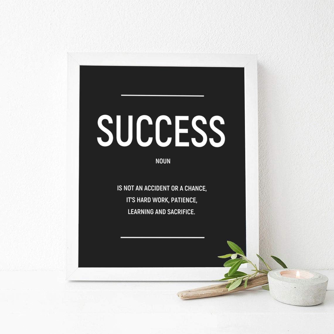 GIFTSFARM Arte de pared inspirador, arte de pared motivacional, citas de afirmaciones positivas y refranes, carteles para decoración de pared de
