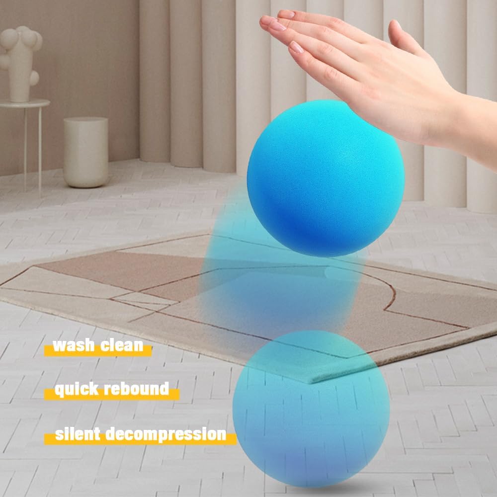 Baloncesto silencioso, baloncesto de espuma, pelota de entrenamiento para interiores, bola de espuma de alta densidad sin revestimiento, suave,