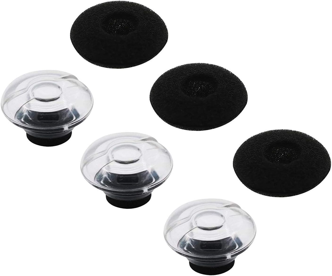 Eartips – Juego de almohadillas de repuesto para las orejas, almohadillas de espuma compatibles con Plantronics Voyager Legend, auriculares serie