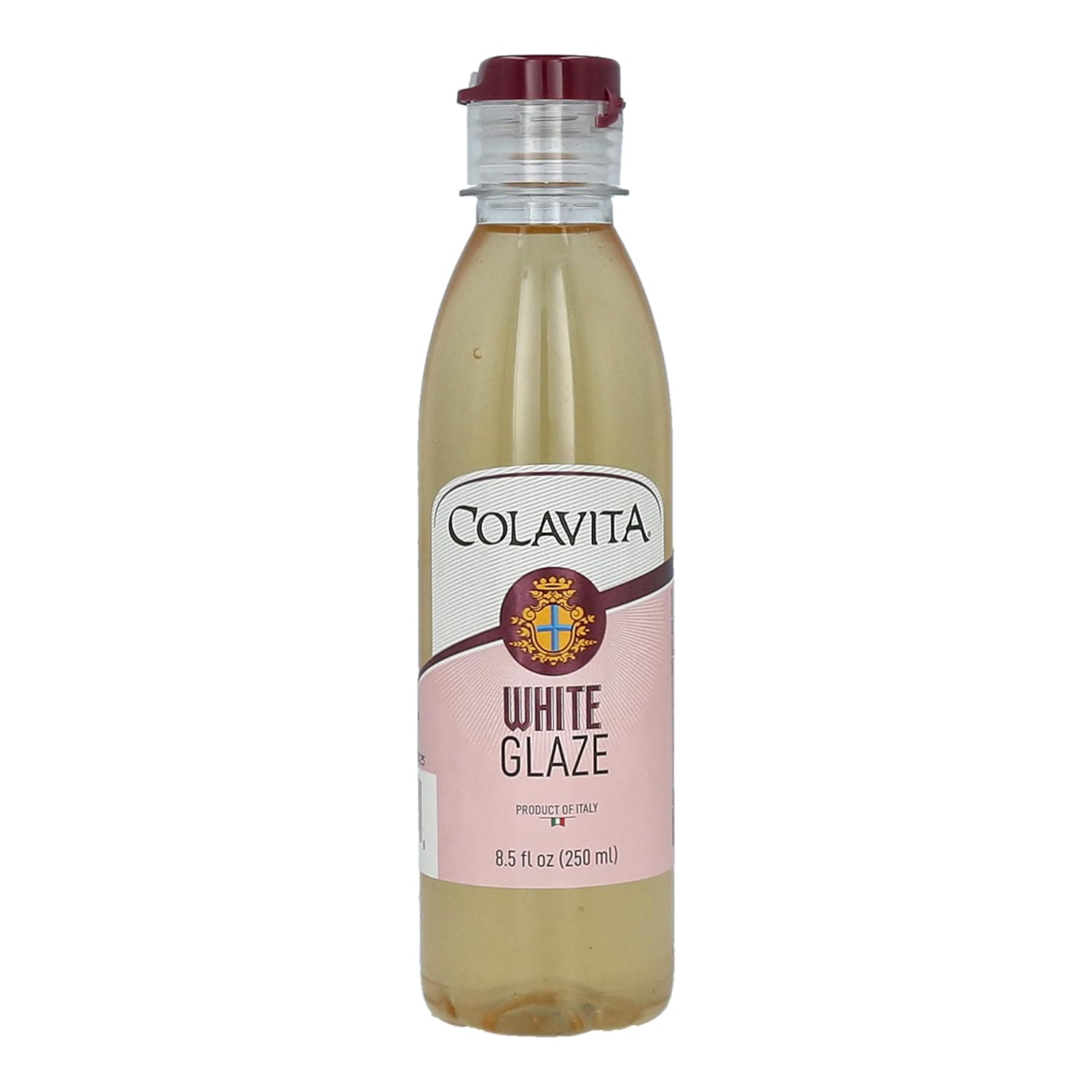 Colavita Balsamic Glaze – Balsámico blanco, botella exprimible de 8.5 onzas líquidas, importado de Italia