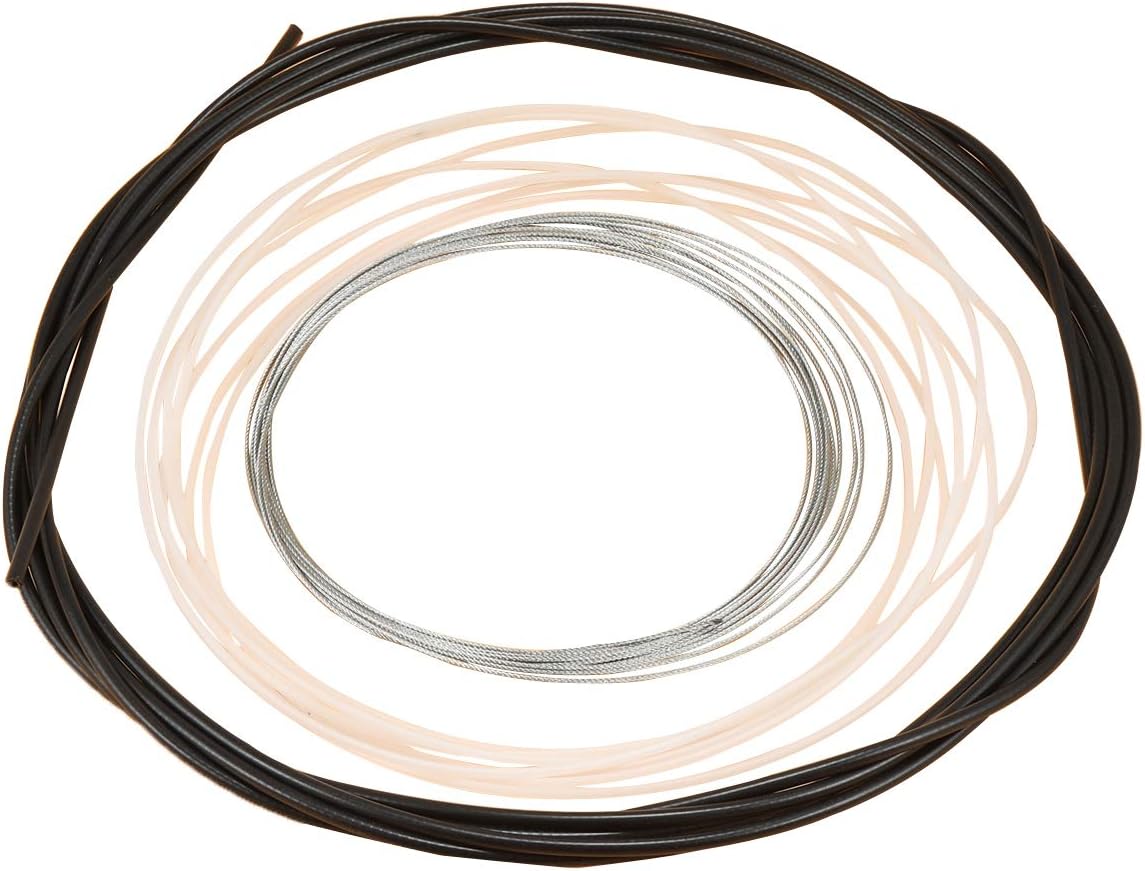 sthus Kit de cable de acelerador DIY para motocicleta, 16.4 ft, pezones, virolas para Pit Dirt Bike