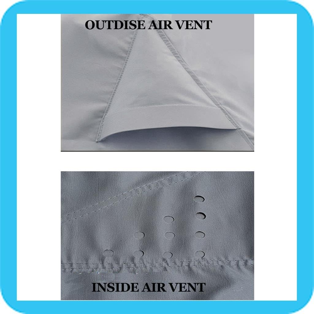 Gris, almacenamiento, Viajes, Boat Cover de amarre para Monterey 228Si BR Montura 200420052006