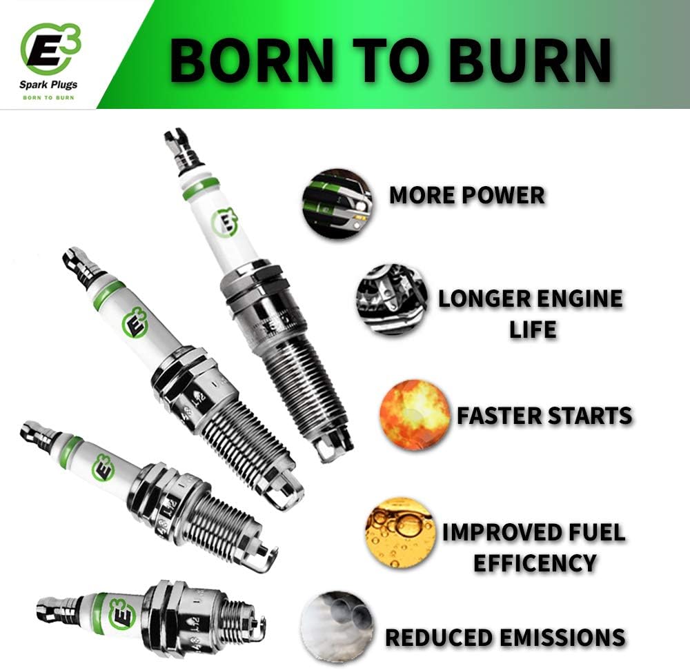 E3 Bujías E3.32 Premium Powersports Bujía con tecnología DiamondFIRE (paquete de 2)