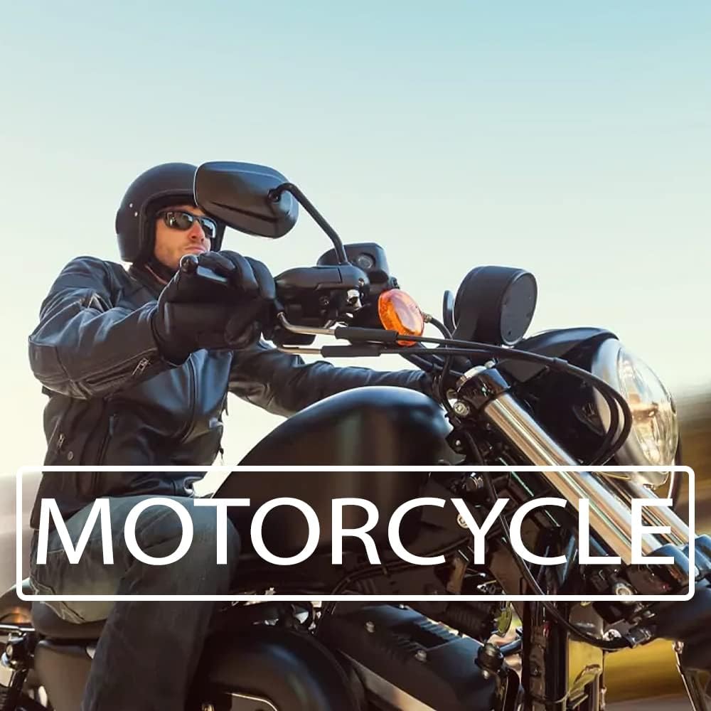 Bikershades Gafas de seguridad para motocicleta con acolchado de espuma para hombres y mujeres, gran cobertura con funda de microfibra grande
