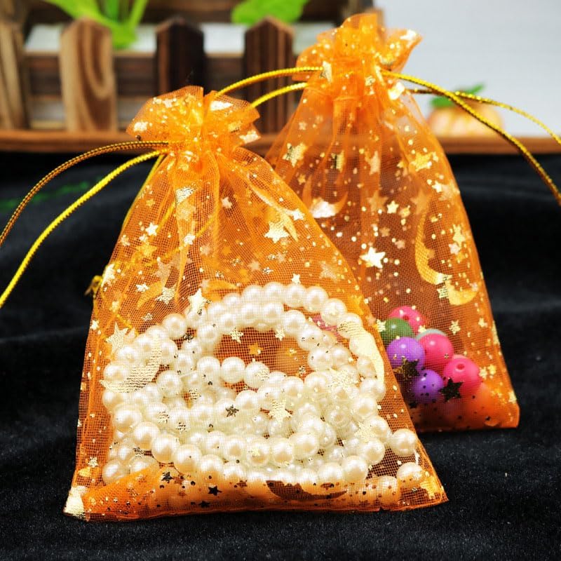ELOOF Bolsas de regalo de dulces, bolsas de regalo, joyería de fiesta, bolsas de malla para regalos, bolsas de malla pequeñas con cordón de organza
