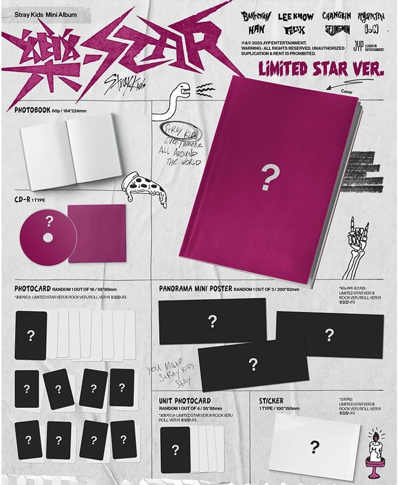 Stray Kids -STAR(Rock-Star) ÁLBUM – ESTRELLA LIMITADA VER.