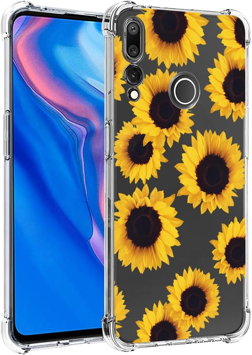 Sidande Funda para Huawei Y9 Prime 2019Honor 9XP Smart Z STK-LX1 para niñas y mujeres, funda protectora delgada de TPU suave y flexible transparente