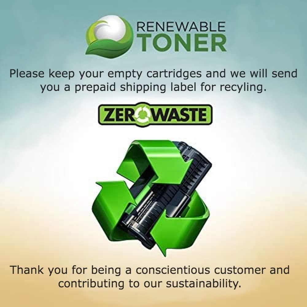 Renewable Toner Cartucho de tóner compatible de repuesto para impresoras láser HP 414A W2023A M454 M479 MFP (compatible con chip OEM)