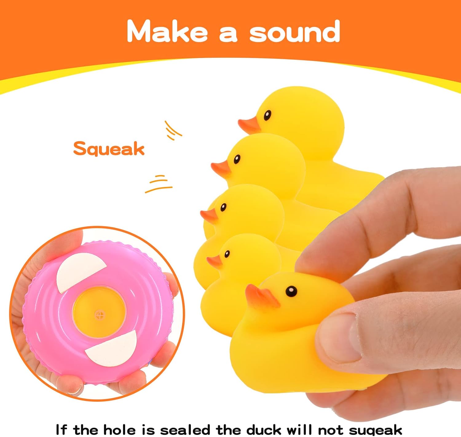 Decoración de pato de goma para automóvil, mini patos de goma con mini sombrero de vaquero, collar de tubo de natación y lentes de sol, accesorios