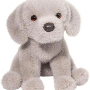 Argento – Cachorro de perro de peluche de 9 pulgadas, color plateado Argento – Cachorro de perro de peluche de 9 pulgadas, color plateado
