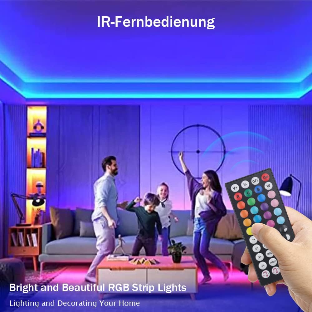 Tira de luz LED COB RGB de 12 V, 840 LEDsm de alta densidad, multicolor, tira de luz suave flexible para TV, habitación, fiesta, decoración de