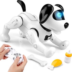 Beria Juguetes para perros a control remoto para niños de 8, 9, 10, 11, 12, perros robot que actúan como perros de verdad, juguetes robot para niños Beria Juguetes para perros a control remoto para niños de 8, 9, 10, 11, 12, perros robot que actúan como perros de verdad, juguetes robot para niños