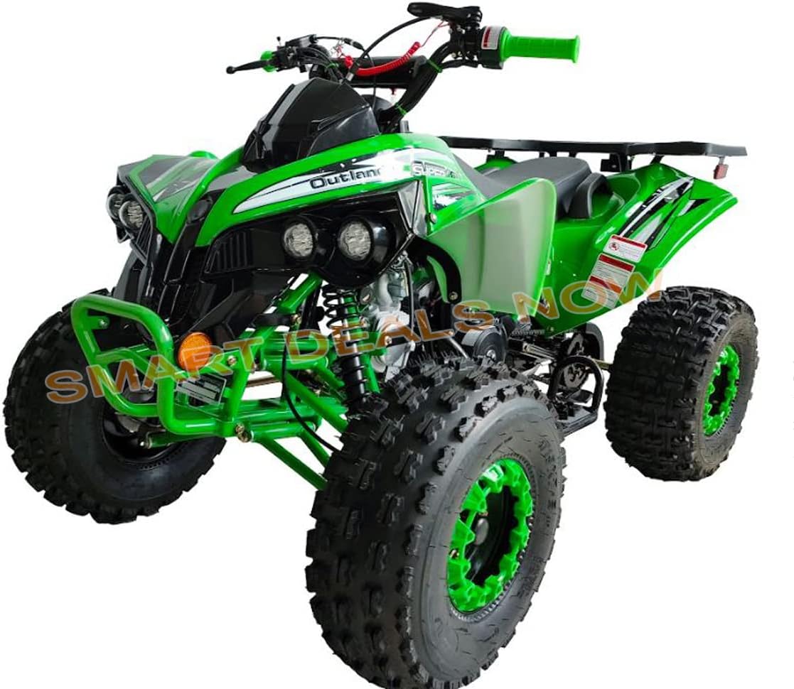 HHH 125cc ATV Quad Youth Utility Style ATV 125cc Totalmente Automático con Gas Reverse ATV 4 Ruedas Neumáticos Grandes 1918″