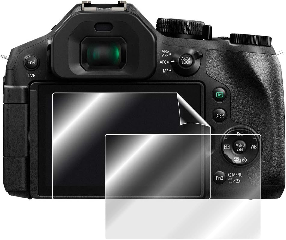 IPG Protector de pantalla para PANASONIC LUMIX FZ300 – DMC-FZ2000 (2 unidades) Garantía de reemplazo de por vida invisible HD Clear Guard –