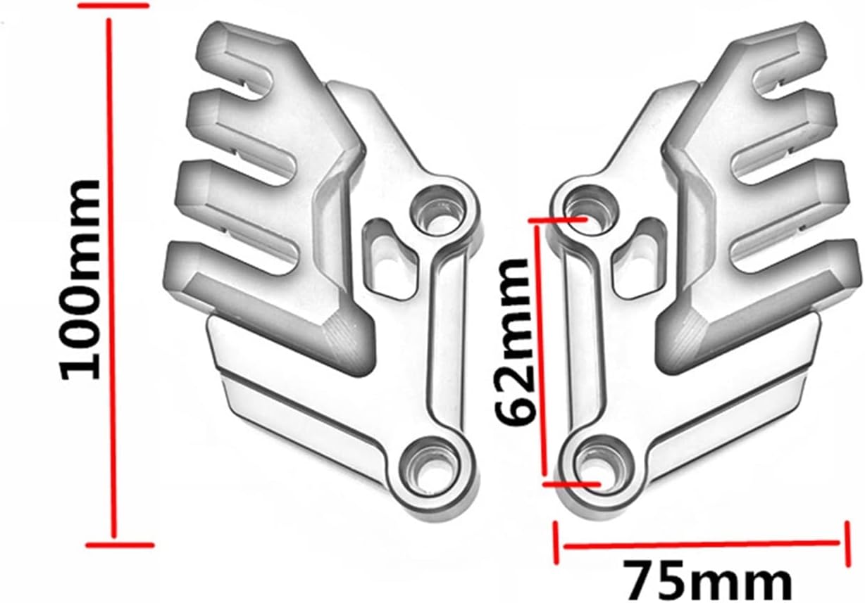 TENREV LCCDZ Motorcycle Front Brake Caliper Guard Protector Decorative Cover Compatible with Kawasaki Z900 Z 900 2017 2018 2019 2020 2021