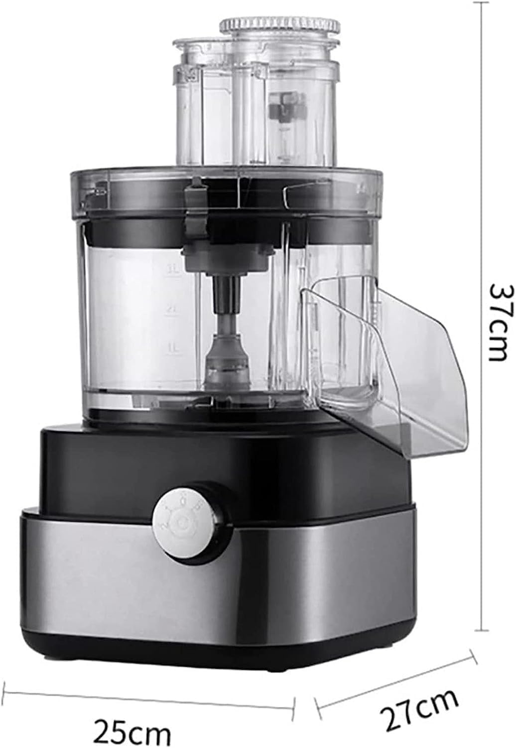 Cortador eléctrico de verduras con rejilla de 5 cubos, capacidad de 169.1 fl oz, cortador de frutas y verduras, zanahoriapapacebolla picadora para