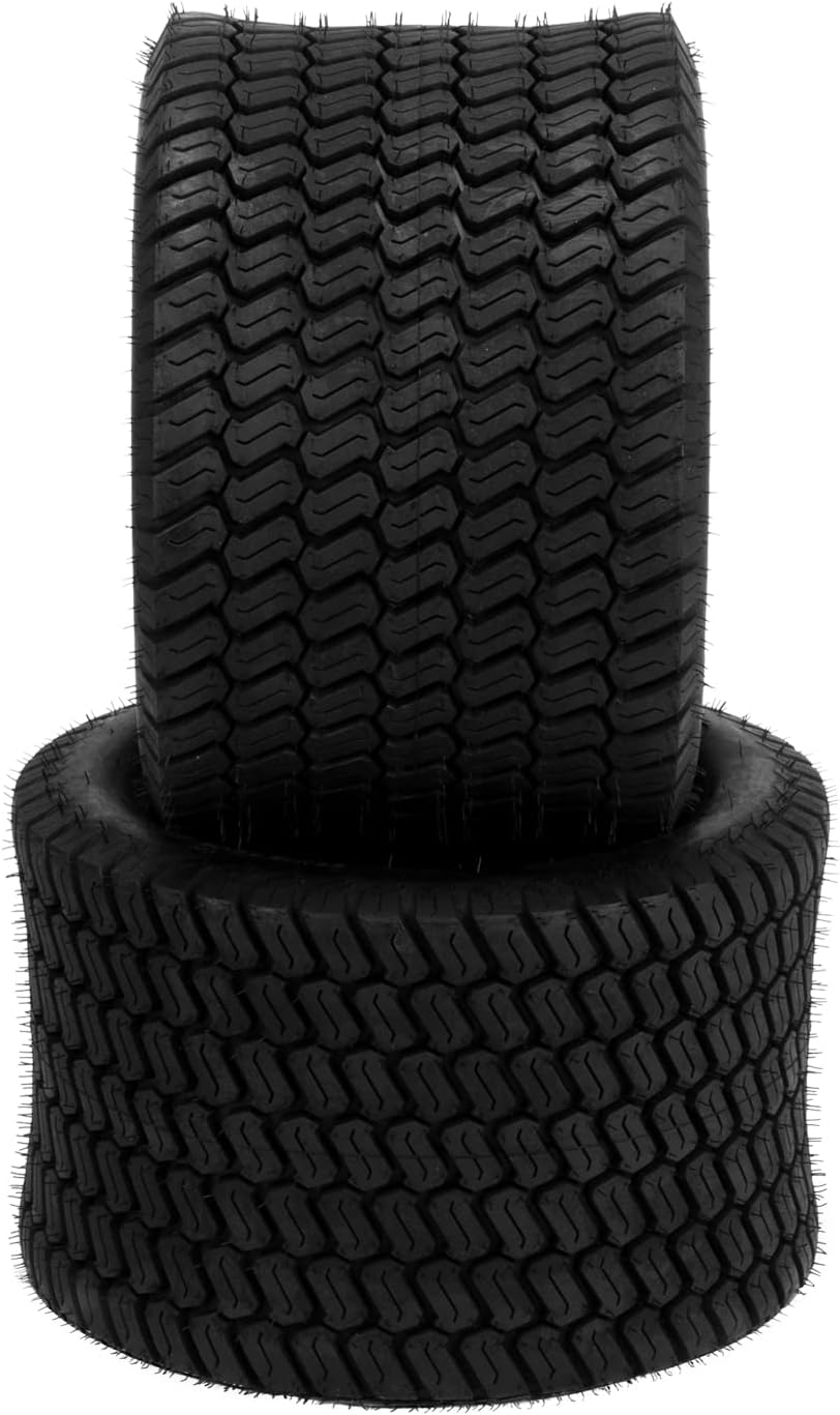 TUFFIOM Juego de 2 neumáticos para cortacésped de 20 x 12.00-10, neumáticos de césped 4PR para césped y jardín, compatibles con la mayoría de