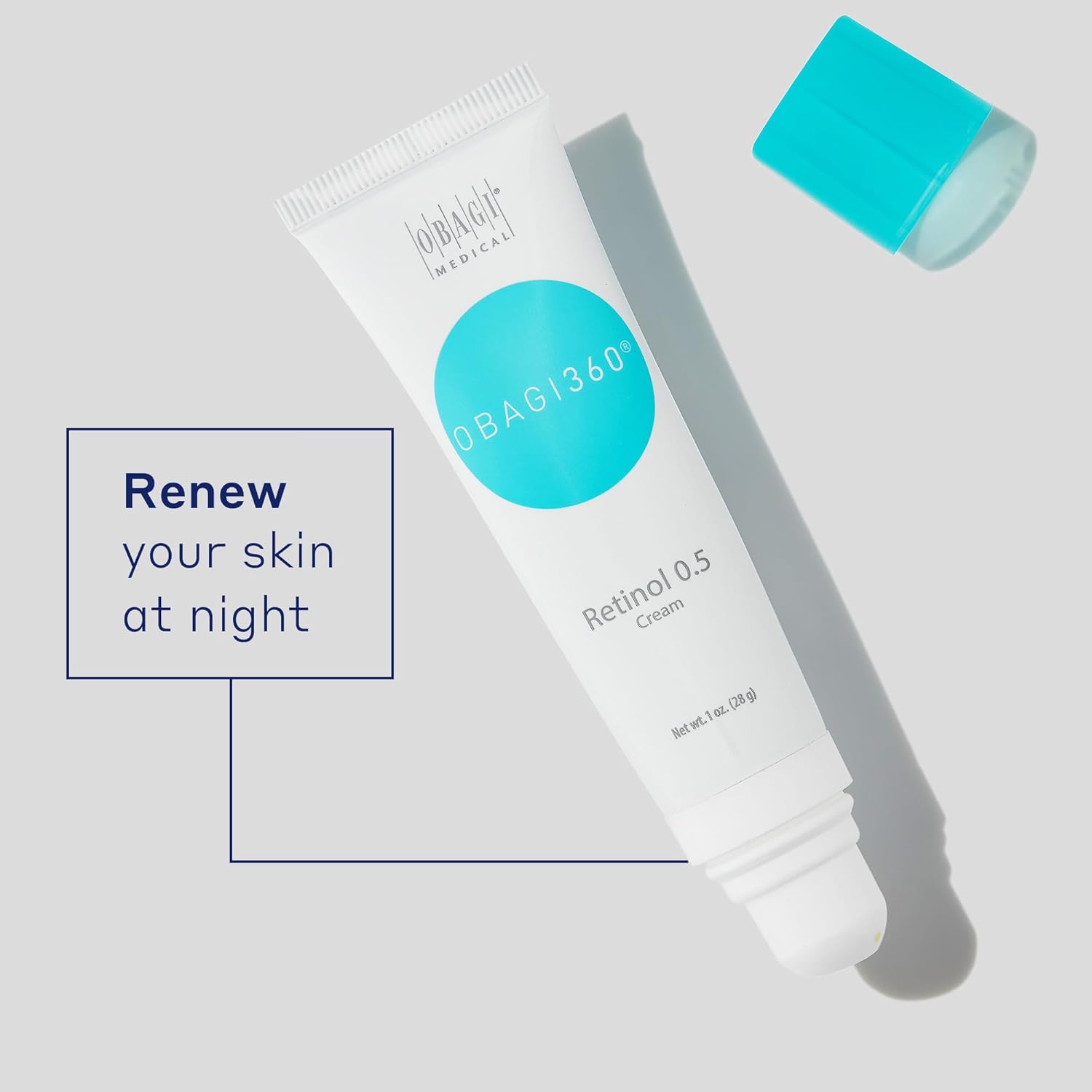 Crema de retinol Obagi360 ayuda a reducir la apariencia de líneas finas y arrugas y textura suave con mínima irritación