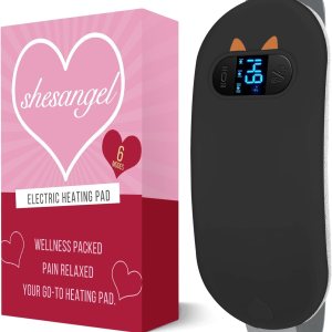 FSA HSA Almohadilla térmica elegible, almohadilla térmica menstrual inalámbrica portátil con 6 niveles de calor y 6 modos de masaje, almohadilla FSA HSA Almohadilla térmica elegible, almohadilla térmica menstrual inalámbrica portátil con 6 niveles de calor y 6 modos de masaje, almohadilla