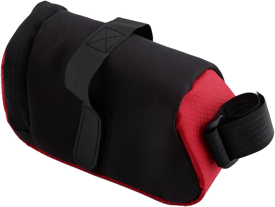 Ciclismo al aire libre Montaña, Asiento Sillín Bolsa de bicicleta Bolsa Sillin Bicicleta Bolsa de almacenamiento (rojo)