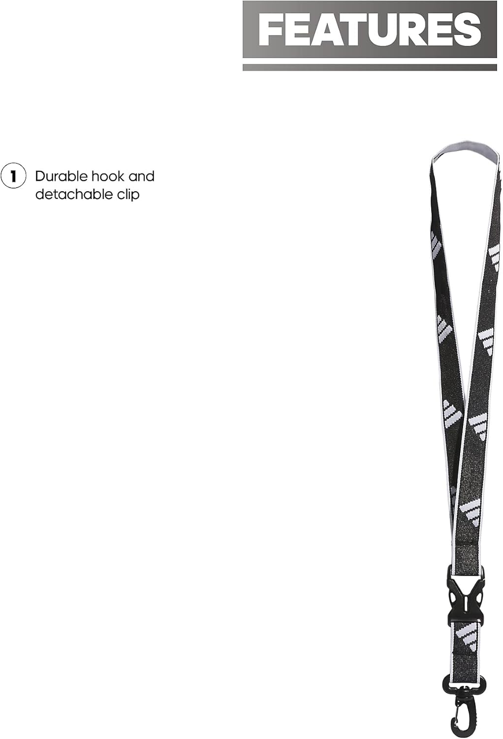 Llavero colgante para hombre adidas