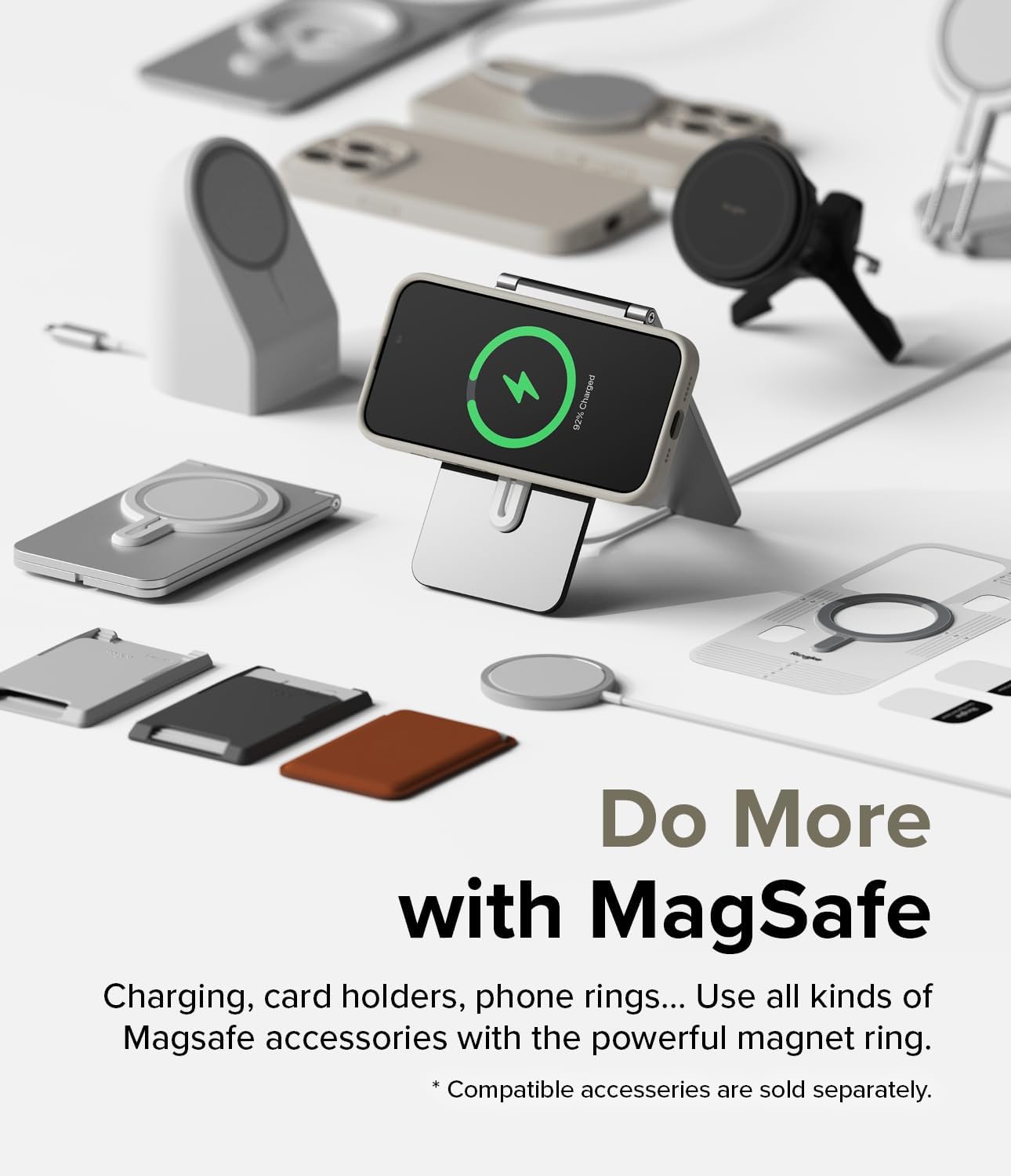 Ringke Funda magnética de silicona compatible con MagSafe diseñada para iPhone 15 Pro, se siente aterciopelada, ligera, delgada, linda, suave, para