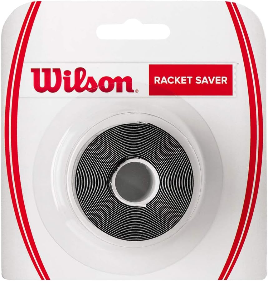 WILSON Cinta de cabeza de raqueta, color negro