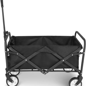 Carro plegable de gran capacidad para jardinería, camping, compras, playa y deportes al aire libre Carro plegable de gran capacidad para jardinería, camping, compras, playa y deportes al aire libre