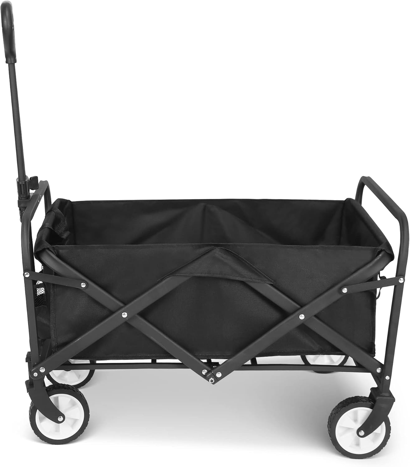 Carro plegable de gran capacidad para jardinería, camping, compras, playa y deportes al aire libre