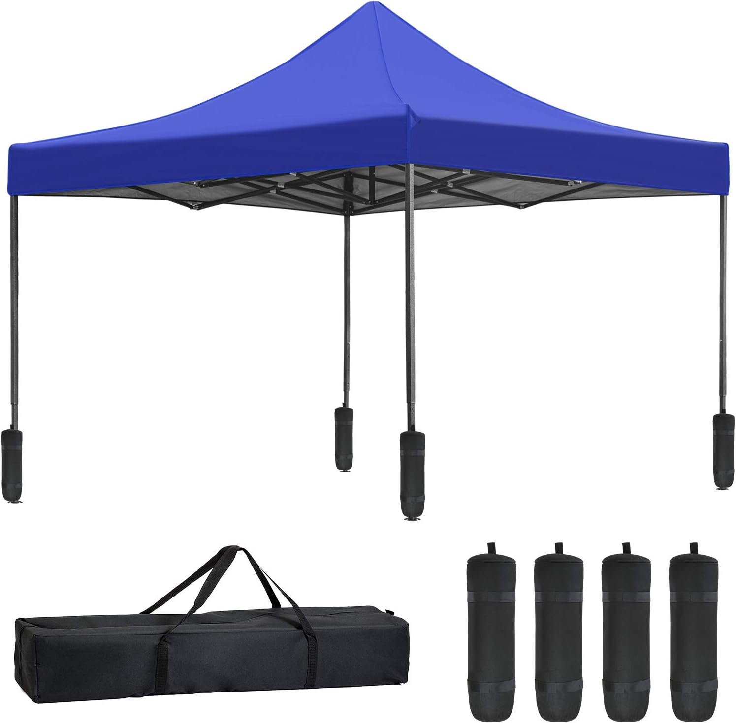 Toldo desplegable Ez Up de 10 x 10 pulgadas, tienda de campaña para fiestas, toldo de boda, plegable, instantáneo, portátil, mejor circulación de