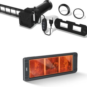 Juego de adaptadores de digitalización de película + 120 soportes para fotos juego de película negativa de 1.378 in con 120 soportes de película Juego de adaptadores de digitalización de película + 120 soportes para fotos juego de película negativa de 1.378 in con 120 soportes de película