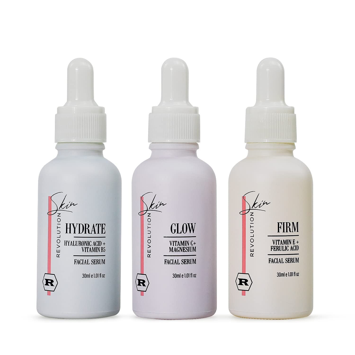 Advanced Anti Aging 3 Super Serum Set  Ilumina, brilla y reafirma con vitaminas, péptidos, aminoácidos, niacinamidas y ácido hialurónico  1 onza