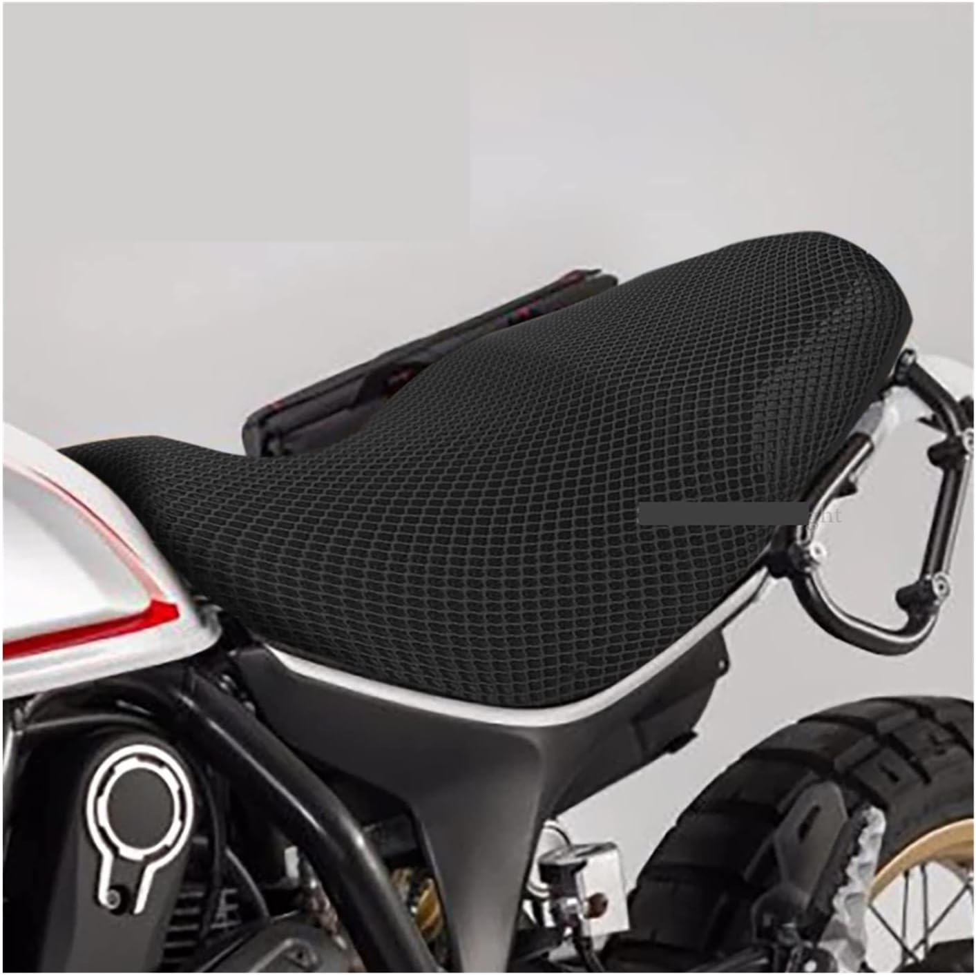 Cojín de asiento de motocicleta para Duc&ati Scrambler 800 Accesorios de motocicleta Funda de asiento de tela