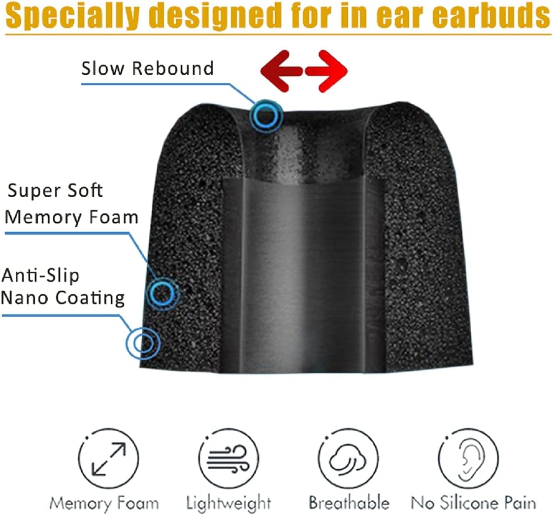 3 pares (LMS) de espuma viscoelástica para auriculares Beats Flex Beats X, reemplazo de 3 pares (LMS) de silicona para los oídos, puntas de aletas