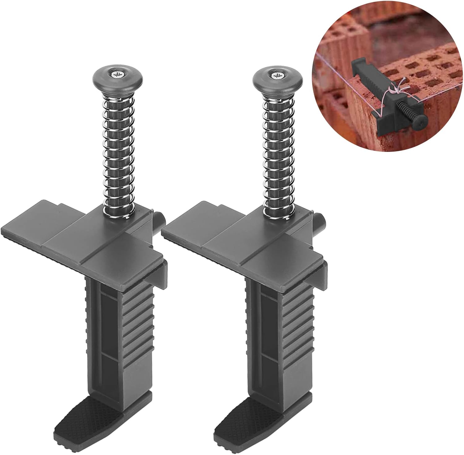 Clips de gancho de ladrillo, clips de pared de ladrillo para colgar, herramienta de medición de nivelación, forro de ladrillo, gancho de pared de