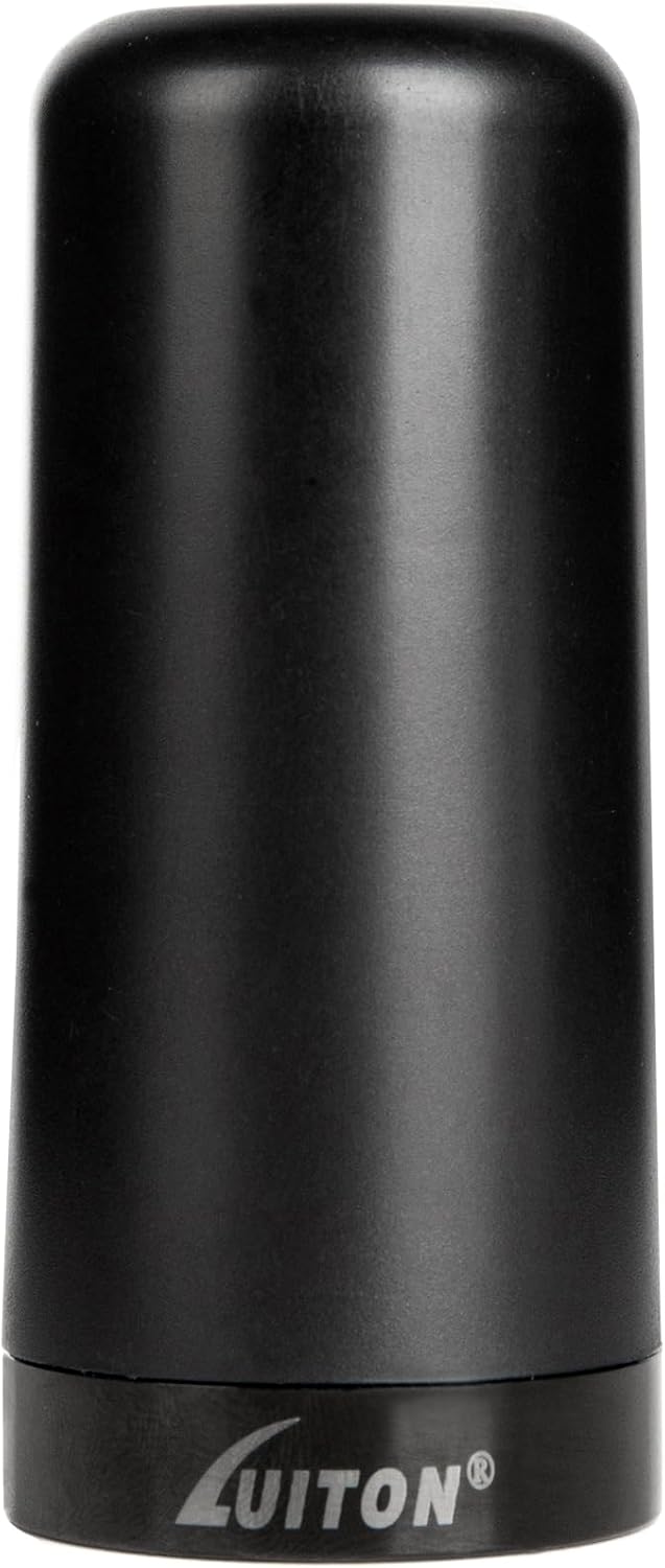 MXTA25 3DB Gain Ghost Antena  3.5 pulgadas de alto con 1.5 pulgadas de diámetro base  Perfil bajo con conexión NMO