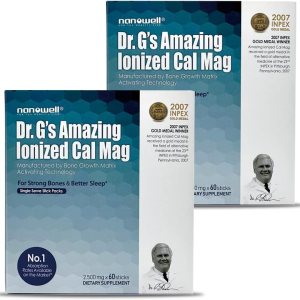 Dr G’s Amazing – Suplemento de calcio ionizado Calmag Bone Health – 60 barras x 2 paquetes durante 4 meses (120 unidades) Dr G’s Amazing – Suplemento de calcio ionizado Calmag Bone Health – 60 barras x 2 paquetes durante 4 meses (120 unidades)