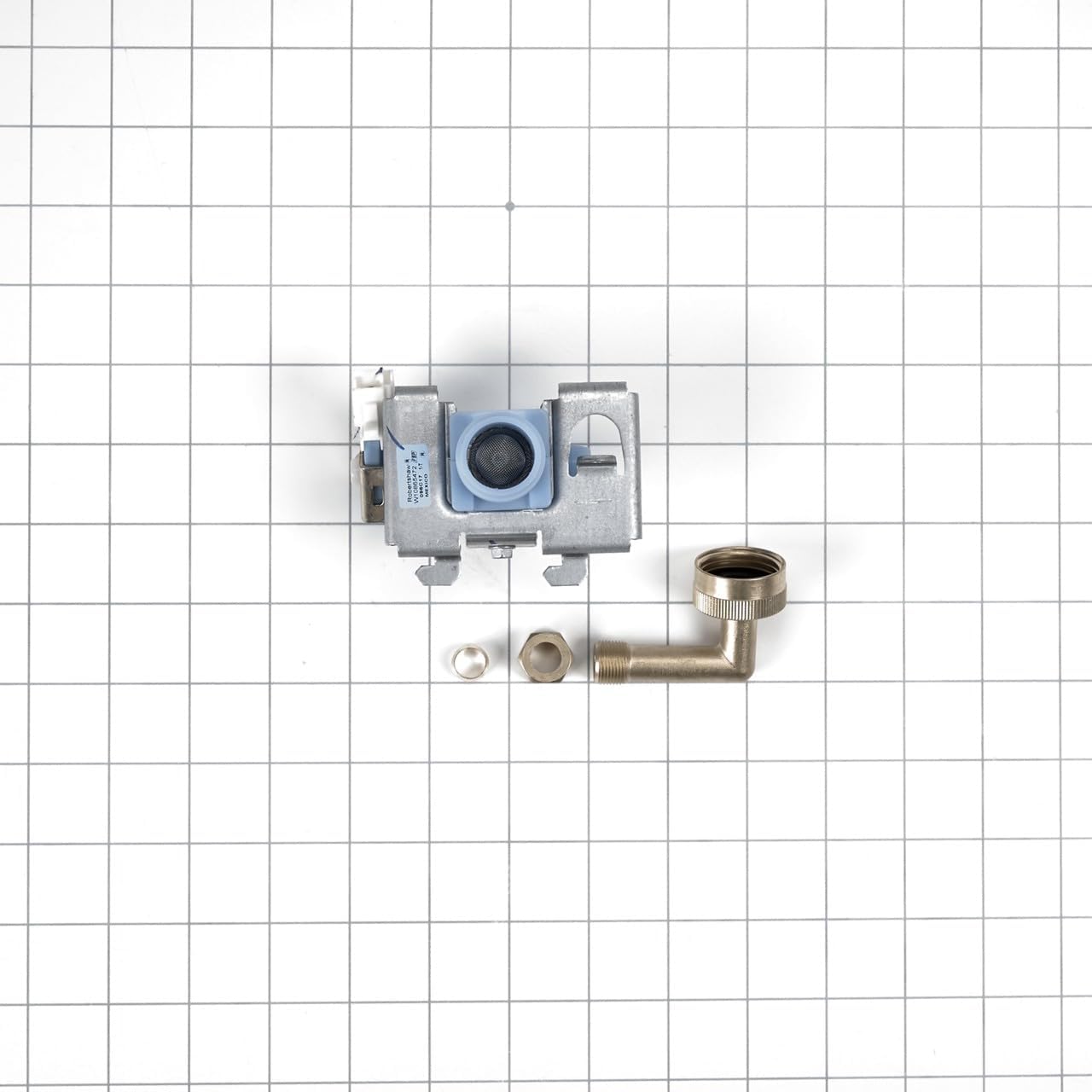 Whirlpool W10648041 Pieza de repuesto de válvula de entrada de agua para lavavajillas OEM original  Reemplaza W10195048, W10195049, W10219505 y más