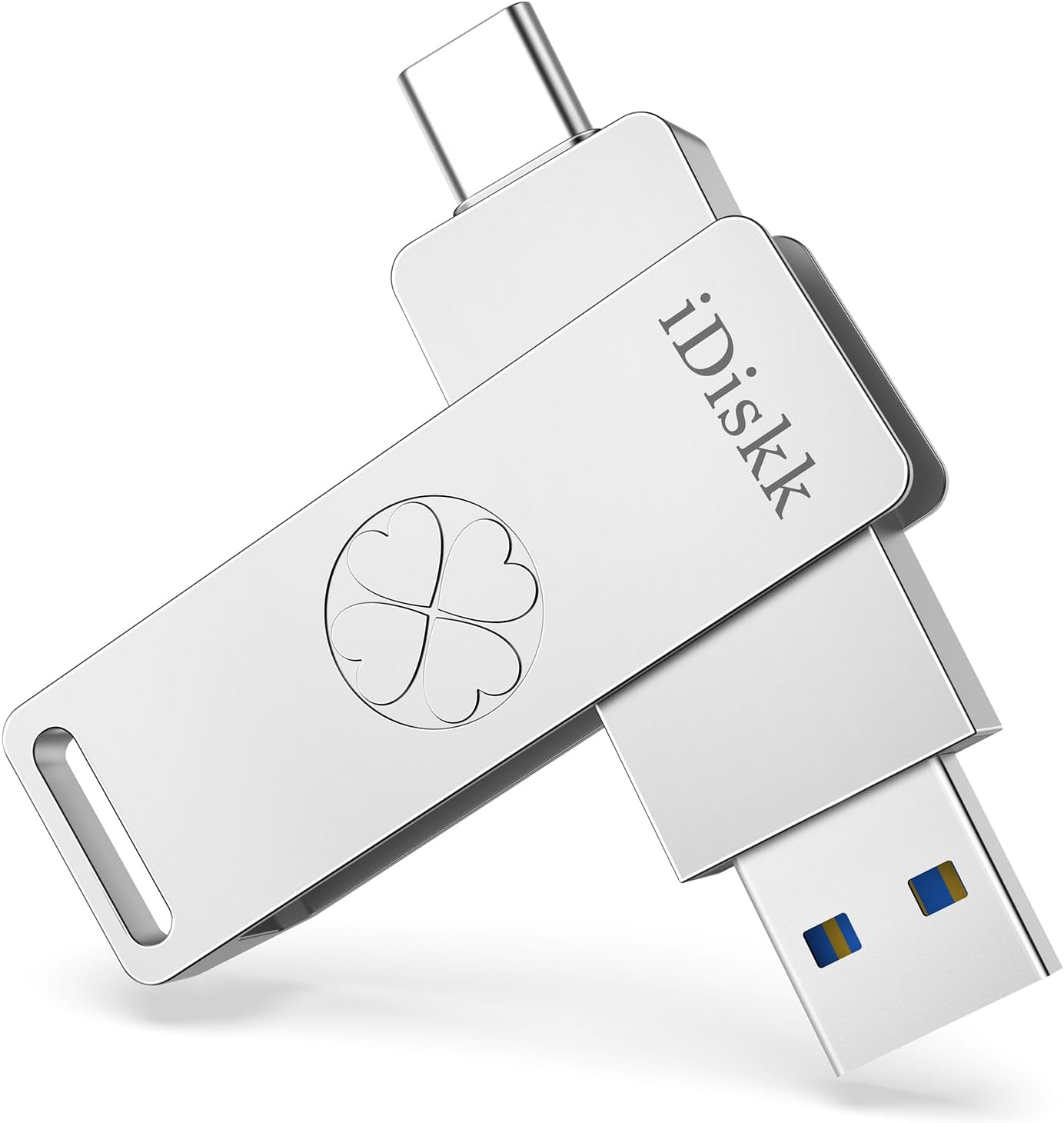 iDiskk Unidad flash SSD portátil de 128 GB 500 mbS para iPhone 15 o 15 Plus15 Pro15 Pro Max, USB C iPad, MacBook, portátiles, teléfonos Android y PC