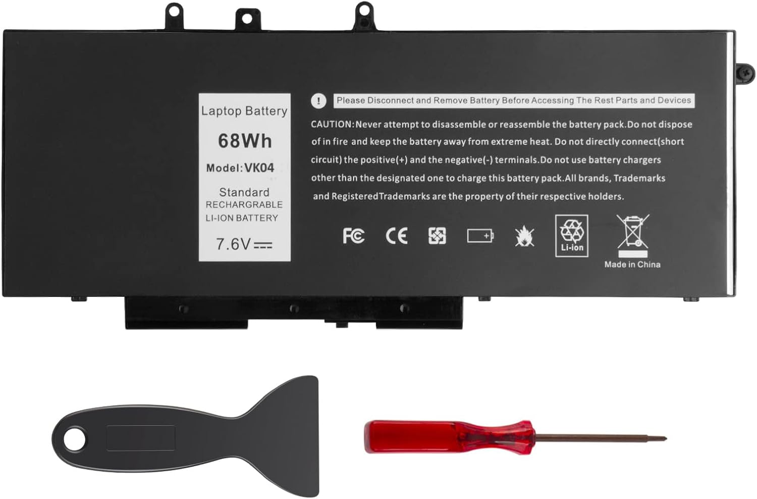 TREE.NB Batería compatible con Dell Latitude 5480 5580 5280 5288 5488 5490 5490-TD70X 5491 5495 5580 5590 E5280 E5288 E5480 E5580 Series, Dell