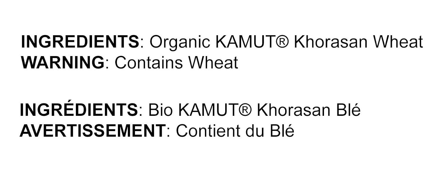 Food to Live Harina de trigo KAMUT Khorasan orgánica, 20 libras de polvo molido de piedra, 100% harina integral, sin OMG, Kosher, a granel