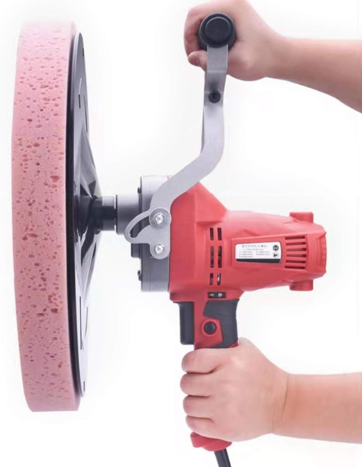 Paleta de mortero de cemento eléctrico epoxi de hormigón, pulidora de alisado de pared de yeso de mano, vibrador de hormigón de 850 W, mortero de