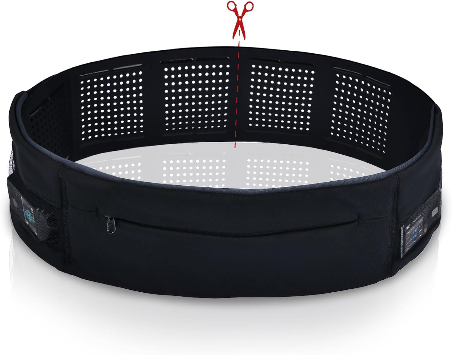 Healvaluefit Soporte para cinturón de bomba diabética, cinturón de bomba de insulina para diabetes con tamaño cortable, cinturón de cintura para