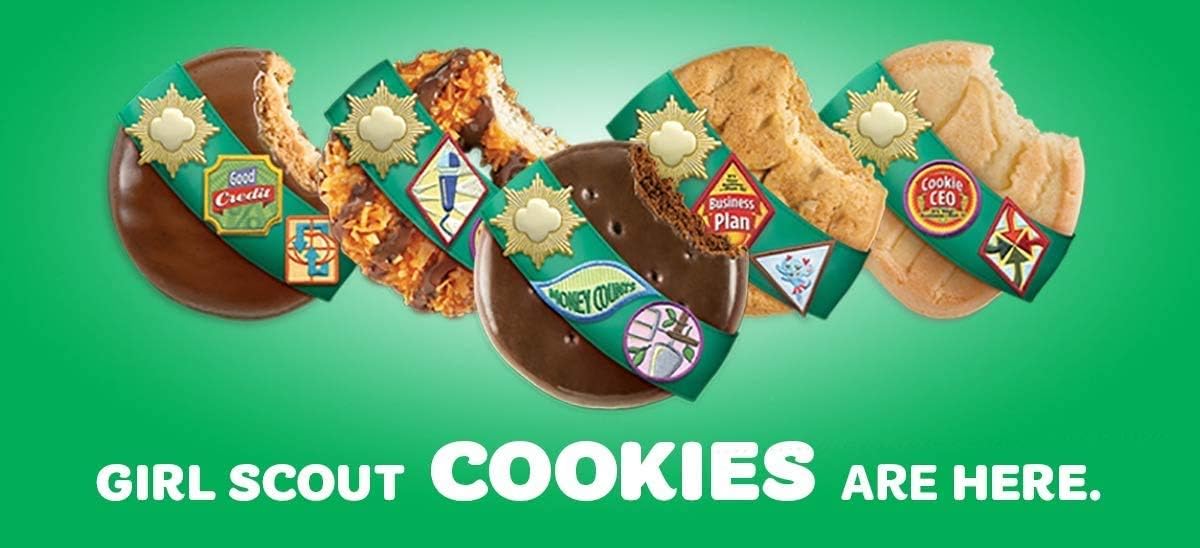 2′ x 6′ – Banners – Galletas Girl Scout – “Las galletas Girl Scout están aquí”