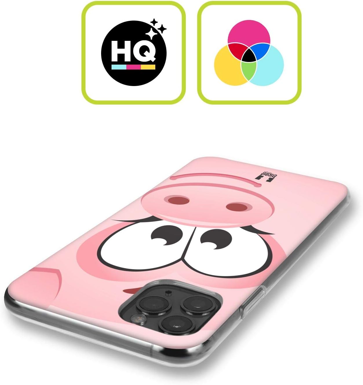 Head Case Designs Pig Square Face Animals Soft Gel Case Compatible with Apple iPhone 13 Mini