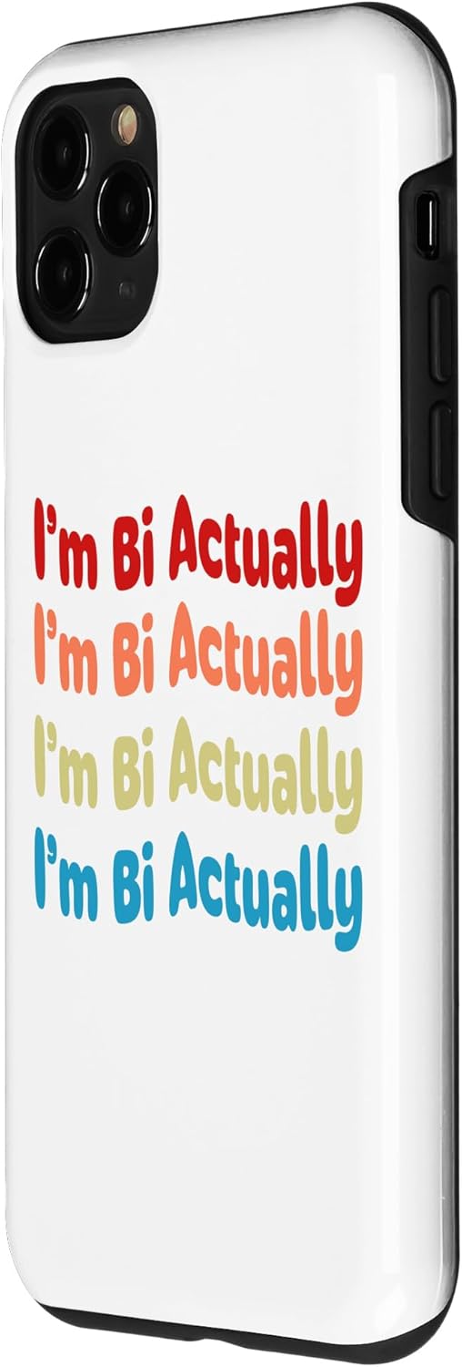 Funda bisexual de moda para iPhone 11 Pro I am Bi Really